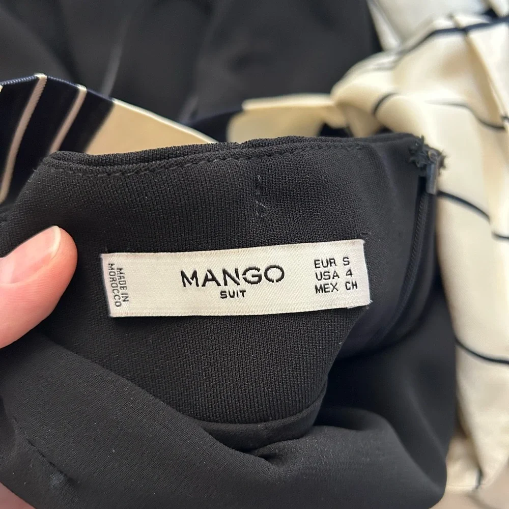 Mango Black Mini Dress | US 4 - Picture 5 of 7